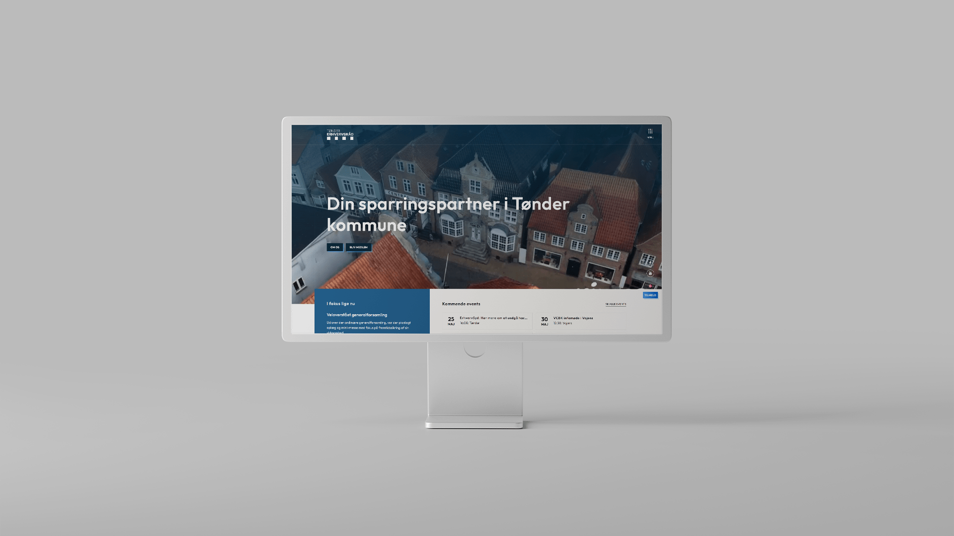 Tønder Erhvervsråd Web development Lennart C